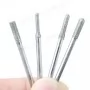 Набір алмазних насадок - 30 шт (фрези, шарошки) для Dremel / гравера - Ø2.35 mm - у коробці - P120
